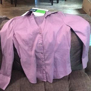 Business casual collared blouse